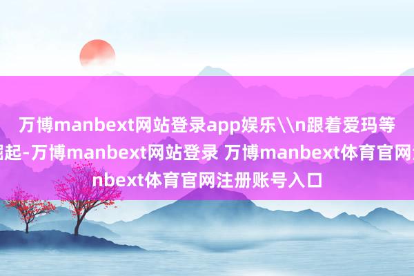 万博manbext网站登录app娱乐\n跟着爱玛等龙头企业的崛起-万博manbext网站登录 万博manbext体育官网注册账号入口